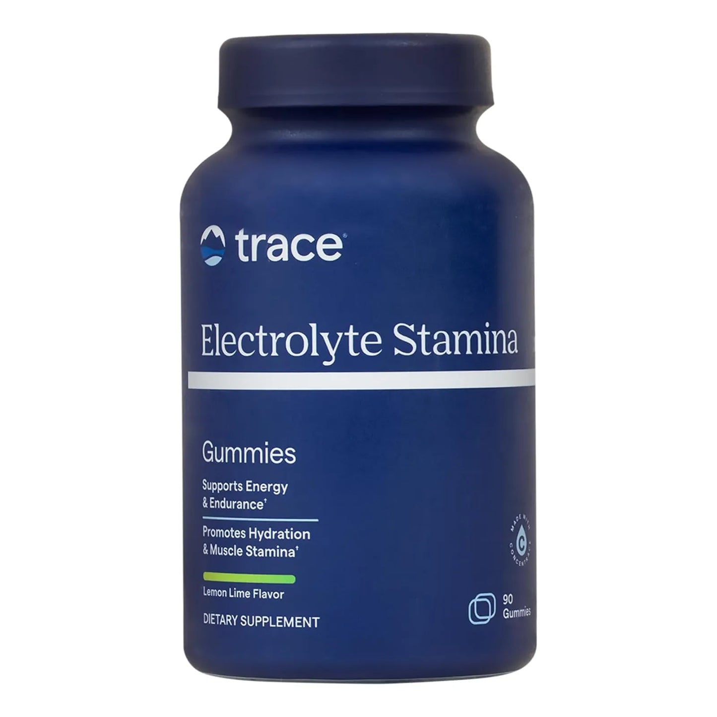 Gomitas De Energia Y Resistencia Con Electrolitos Sabor Lima Trace Minerals 90 Unidades