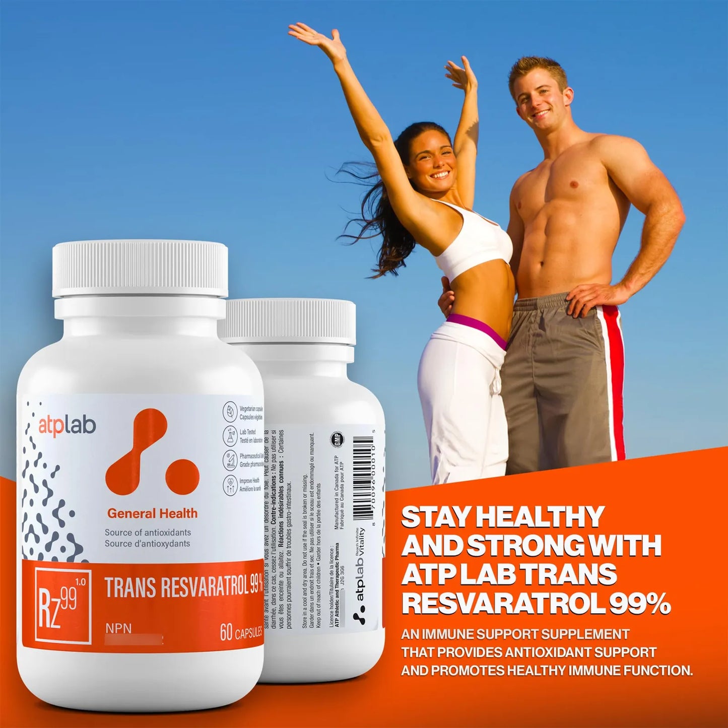 Trans Resveratrol 99 60 Capsulas Antioxidante Natural Piel Joven Y Energia
