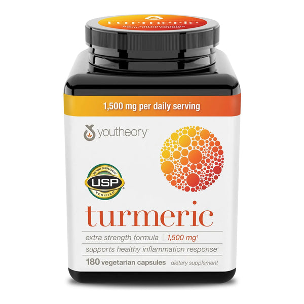 Cúrcuma Extra Fuerte 1000 Mg Con Pimienta Negra Soporte Articular 180 Cápsulas Vegetarianas