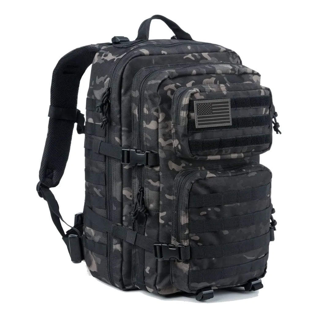 Reebow Gear Mochila Táctica Militar Grande Resistente Al Agua 40 Litros Sistema Molle