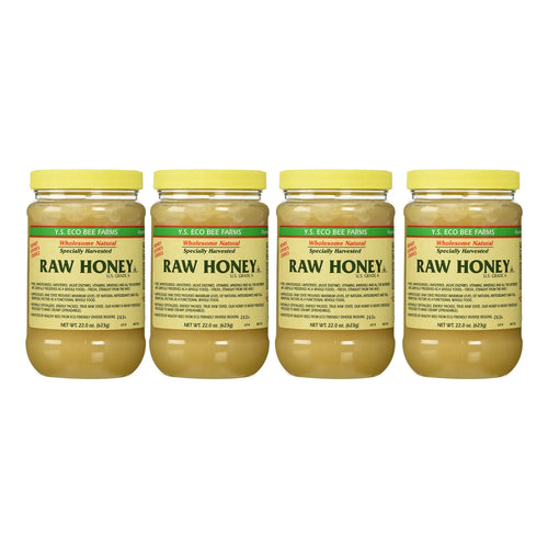Miel Cruda Eco Bee Farms 620g Pack X4 Pura Sin Procesar Usa
