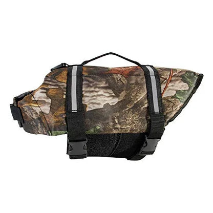 Onemore Choice Camo Pet Life Preserver Jacket Chaleco Salvavidas Para Perros