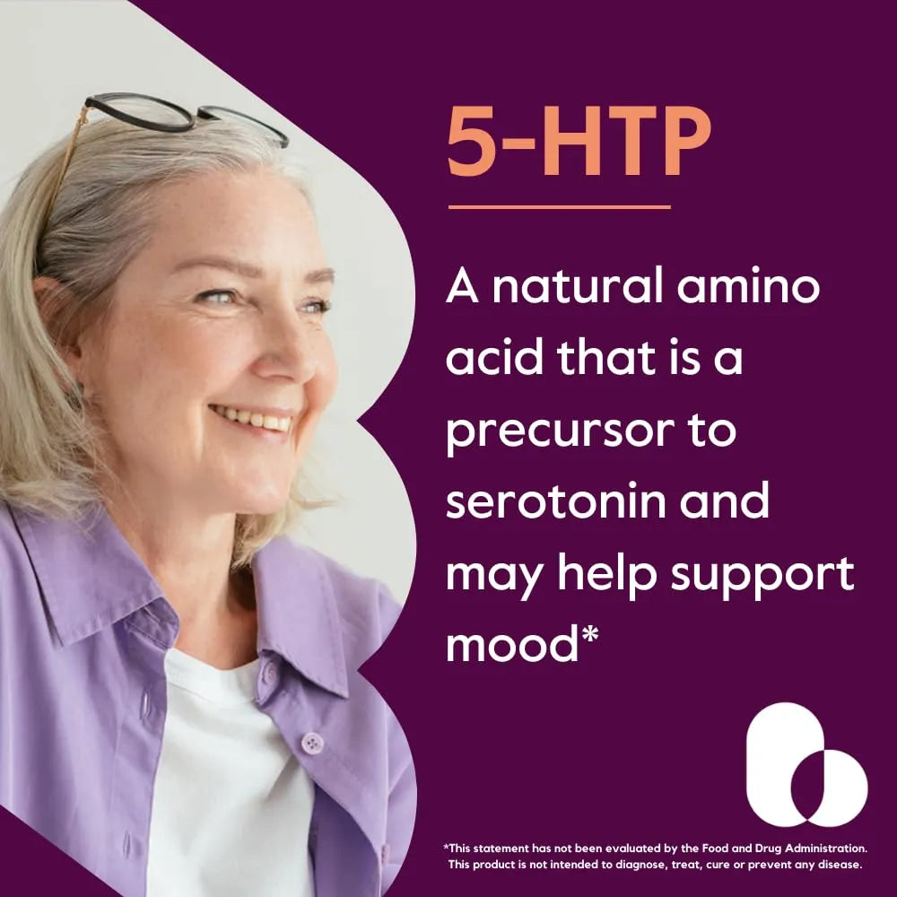 5 HTP 100mg 240 Capsulas Puro Sin Aditivos Soporte Animo y Sueño