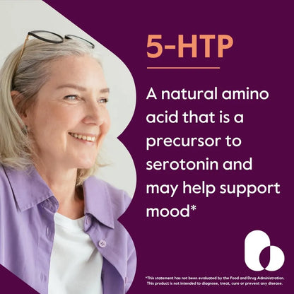 5 HTP 100mg 240 Capsulas Puro Sin Aditivos Soporte Animo y Sueño