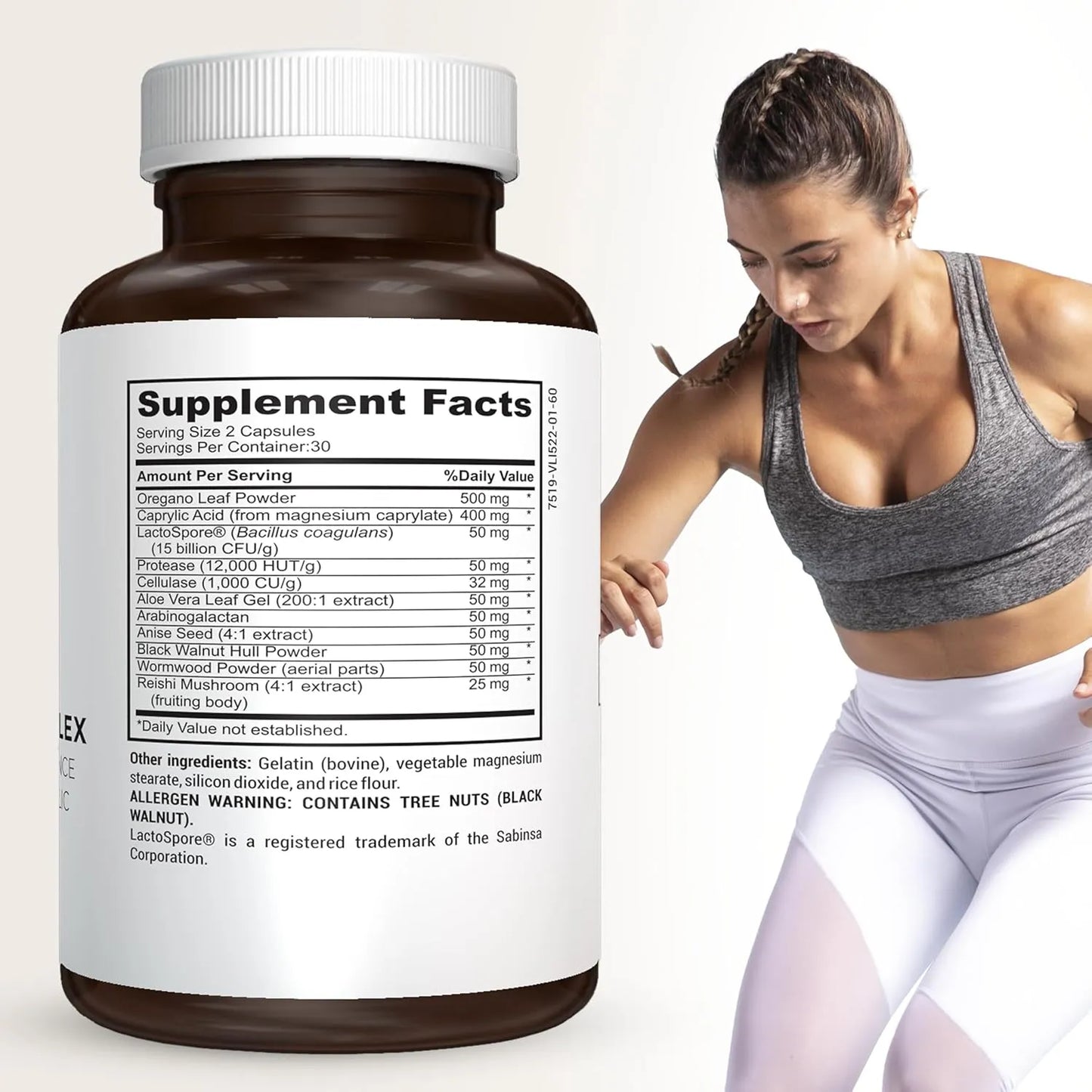 Candida Complex 60 Capsulas Apoyo Intestinal Flora Equilibrada Con Probióticos