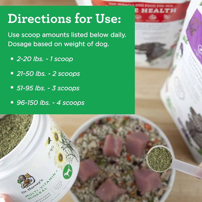 Suplemento Multivitamínico Mineral Hierbas Para Perros 198 G Energía Y Salud Natural