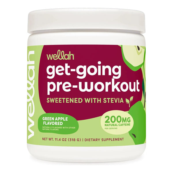 Bebida Preentrenamiento Sabor Manzana Verde 30 Porciones Energia Natural