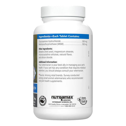 Nutramax Cosequin Suplemento Articular Para Perros Con Glucosamina Y MSM 75 Tabletas Masticables