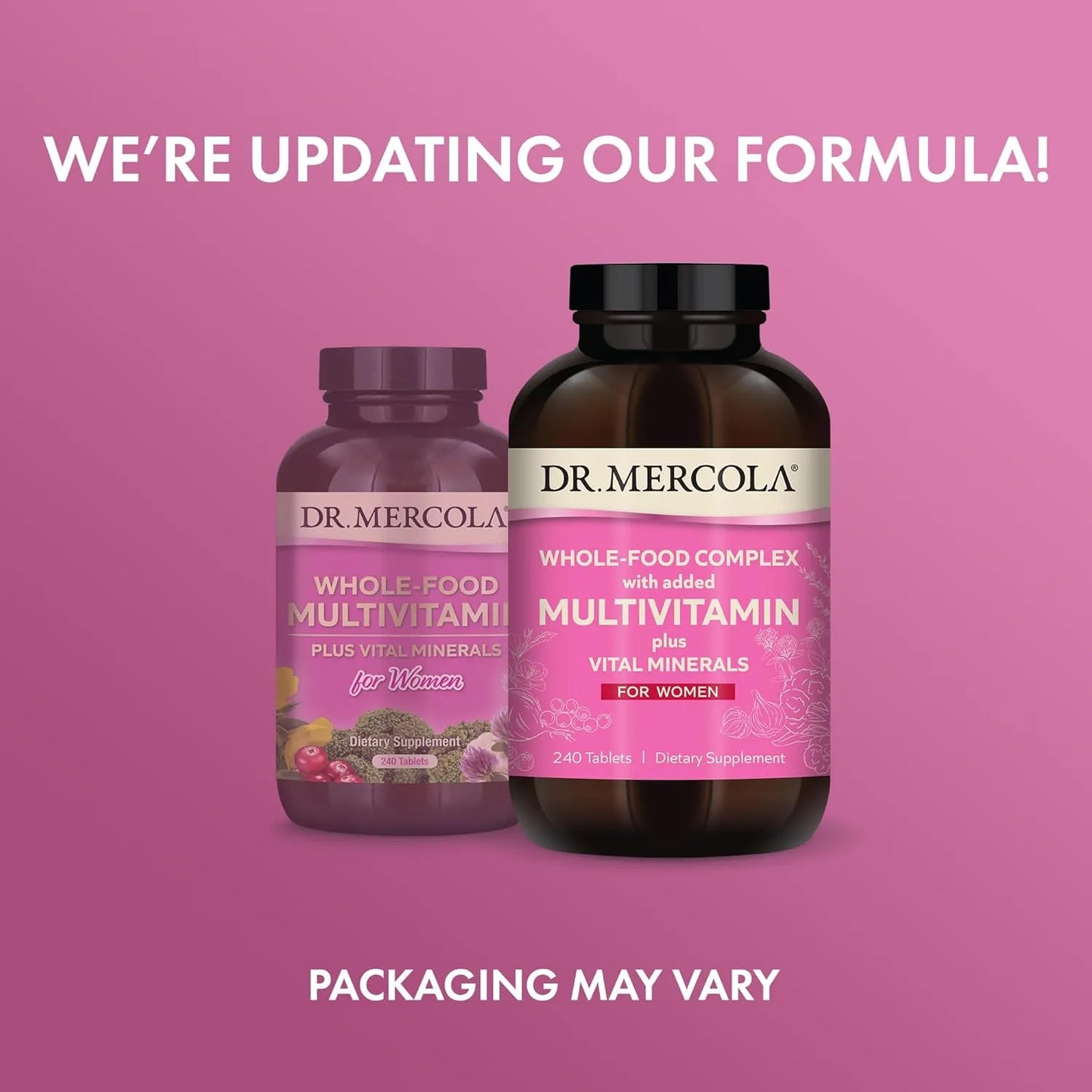 Complejo De Alimentos Integrales Multivitaminico Minerales Dr Mercola 240 Tabletas