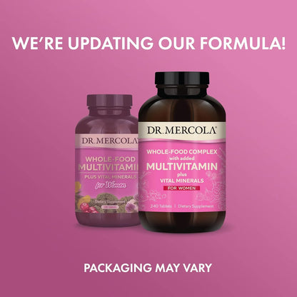 Complejo De Alimentos Integrales Multivitaminico Minerales Dr Mercola 240 Tabletas