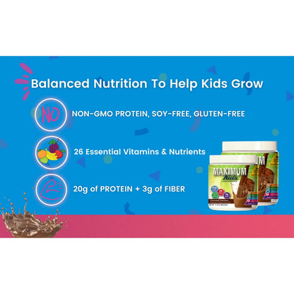Maximum Kids Mezcla Orgánica Completa Para Niños Con 26 Vitaminas Y Minerales