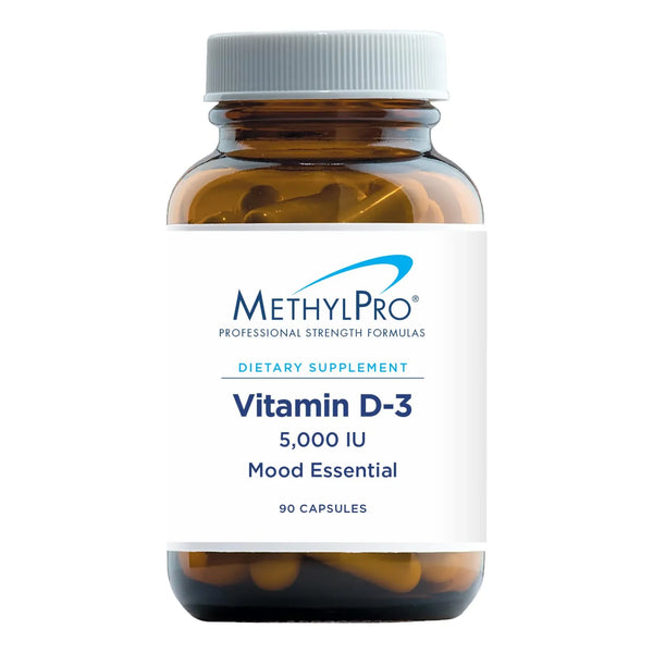 Vitamina D3 5000 IU 125 Mcg 90 Capsulas Apoya Funcion Cerebral Y Estado Nutricional