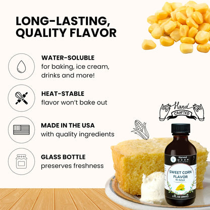 Extracto Natural De Sabor A Maíz Dulce 60 Ml Soluble En Agua Para Recetas Keto