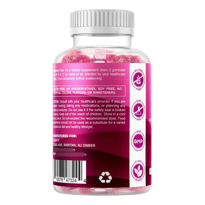 Gomitas Masticables De Glucosa Sabor Frambuesa 60 Unidades Energía Instantánea