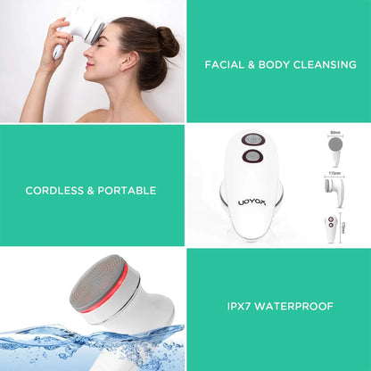 Masajeador Anticelulitis Profesional 3 En 1 Silicona Facial Y Corporal Recargable