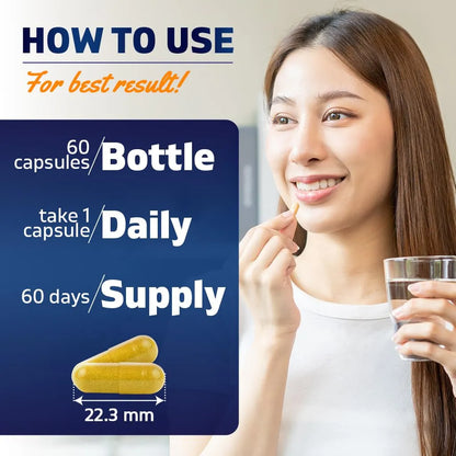 GLP 1 Support Suplemento Para Hombres Y Mujeres 60 Capsulas Con Akkermansia Probióticos Y Berberina