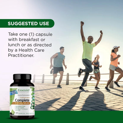 Multivitamínico Completo Con Coenzimas Folato Metilado 60 Cápsulas
