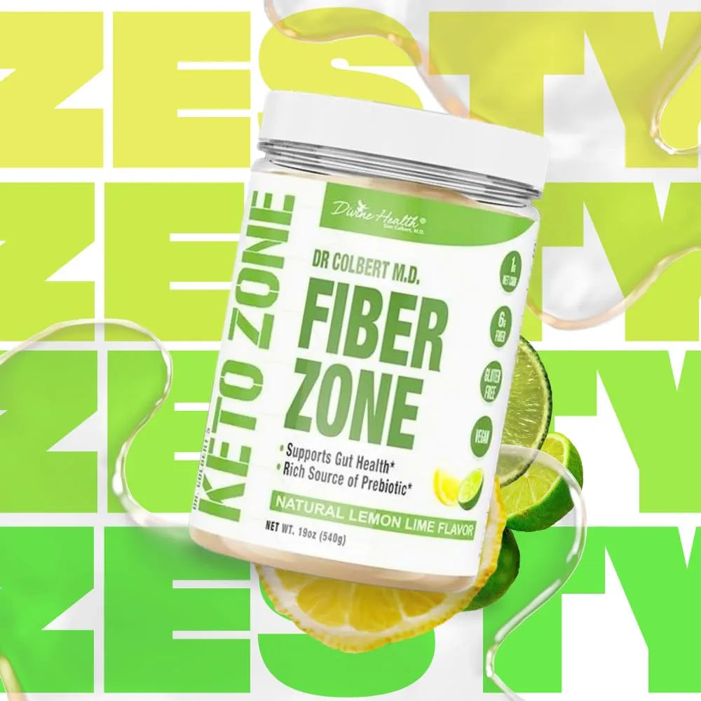 Polvo De Fibra Sabor Limón Y Lima Con Prebióticos Fibra Soluble E Insoluble