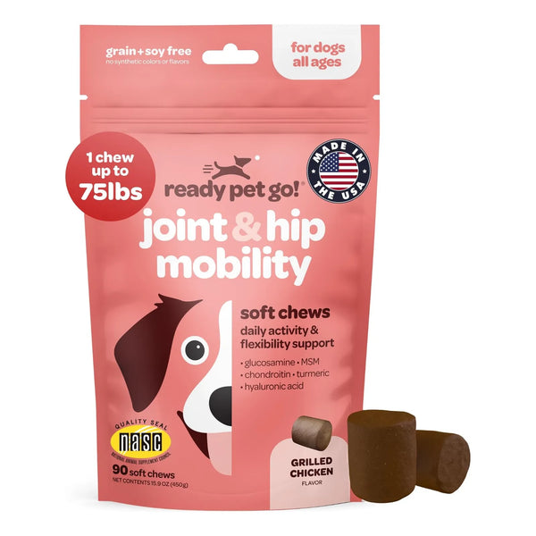 Masticables Glucosamina Cadera Articulaciones Perros Con Condroitina MSM Cúrcuma