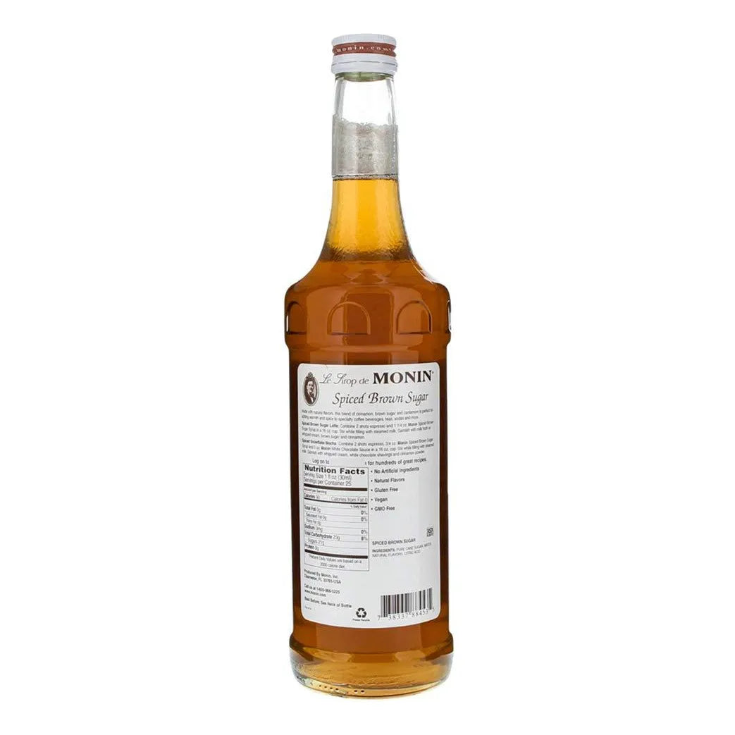 Jarabe De Azúcar Morena Especiado Con Canela Para Café Postres Y Cócteles 25.4 Fl Oz