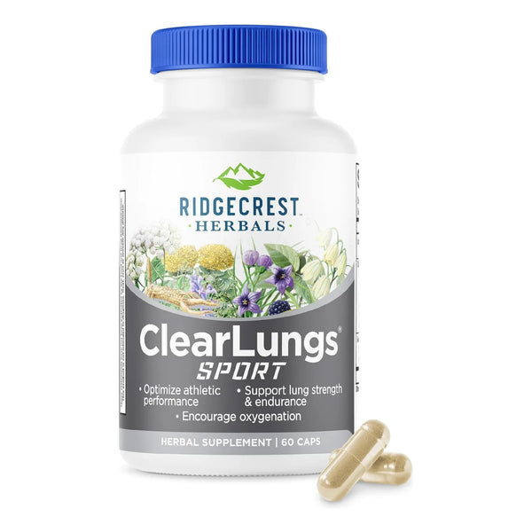 ClearLungs Sport Suplemento Para Oxigenación Y Resistencia Atlética 60 Cápsulas Veganas