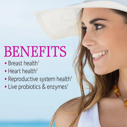 Multivitaminico Mujeres Con Probioticos Vitaminas A C D K B 120 Capsulas
