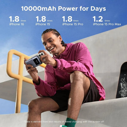 Ugreen Cargador Inalámbrico 5000mah Con Soporte Y Display - Imagen 8