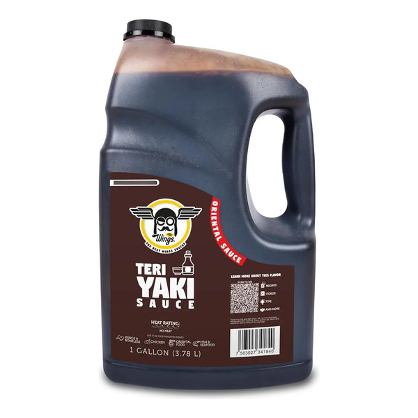 Salsa Teriyaki Dulce Y Especiada 3.78 Litros 128 Onzas Mr Wings