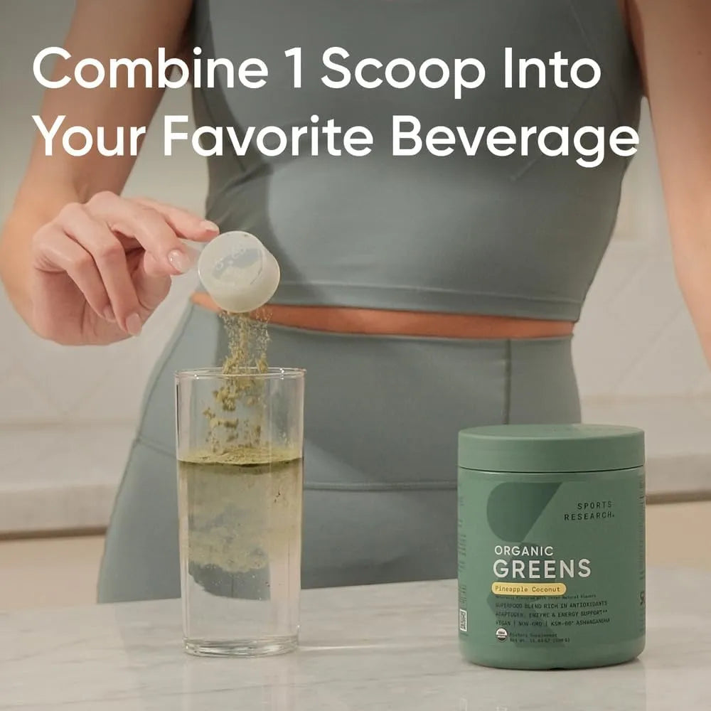 Superalimento En Polvo Orgánico Con Espirulina Clorella Adaptógenos Y Vitaminas B Para Energía Y Digestión