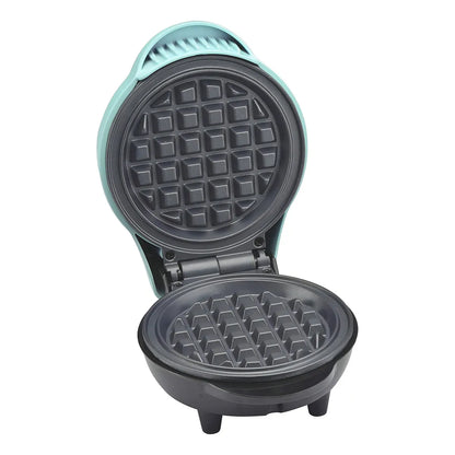 Mini Waflera Antiadherente Para 4 Waffles Rapida Y Facil Limpieza