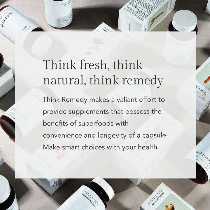 Ajo Negro Envejecido Cápsulas Think Remedy 60 Unidades - Imagen 5