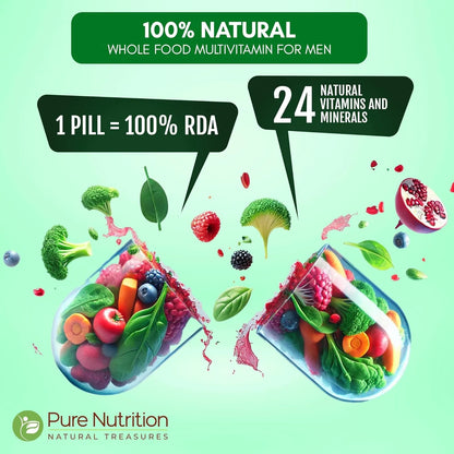 Multivitaminas Integrales Naturales Para Hombres 1500 Mg 90 Tabletas One A Day