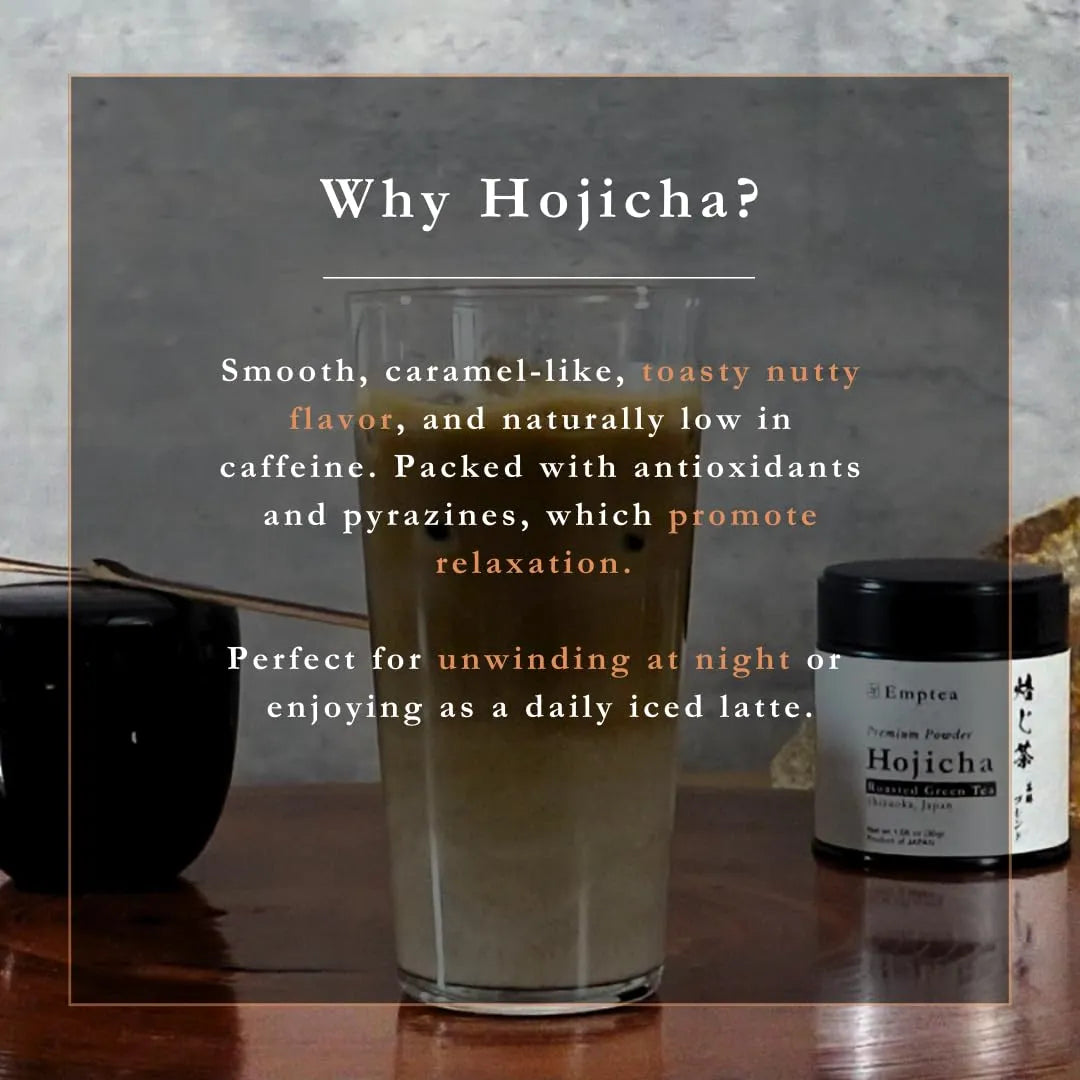 Polvo De Hojicha Premium Para Café Con Leche Té Verde Tostado Japonés 30g