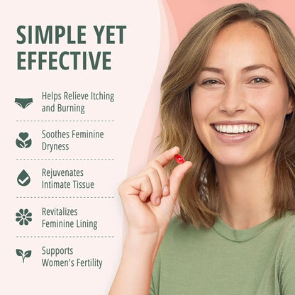 Lubracil Hidratante Vaginal Con Omega Y Vitaminas Alivia Sequedad 60 Caps
