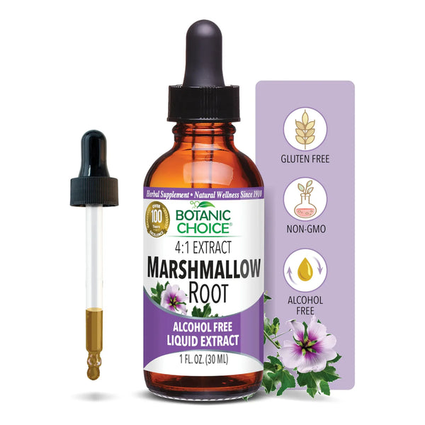 Extracto Liquido De Raiz De Malvavisco 30Ml Soporte Respiratorio Natural