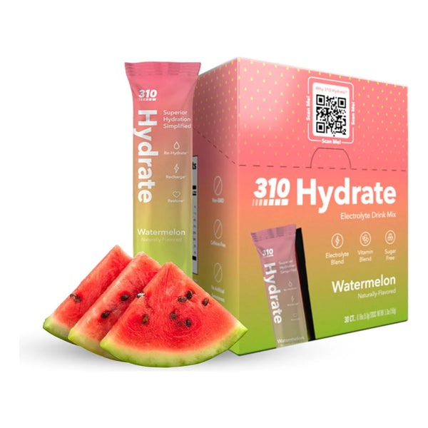 Electrolitos En Polvo Sandía Hidratantes 310 Paquetes Sin Azúcar Vitaminas