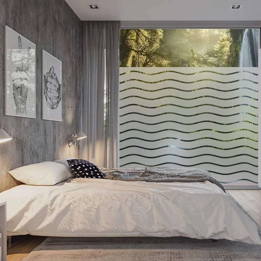 Película Adhesiva Ventana Privacidad 2m X 90cm Protección UV Sin Pegamento