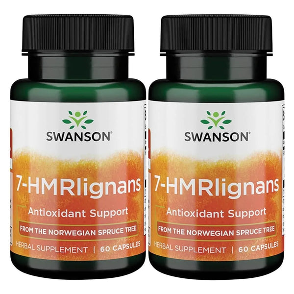 Lignanos De Abeto Noruego 40 Mg 60 Cápsulas Swanson Antioxidante Natural