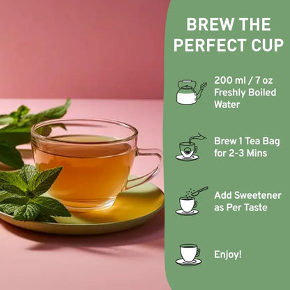 Bolsas De Té De Albahaca Sagrada Handpick 100 Unidades Sin Cafeína