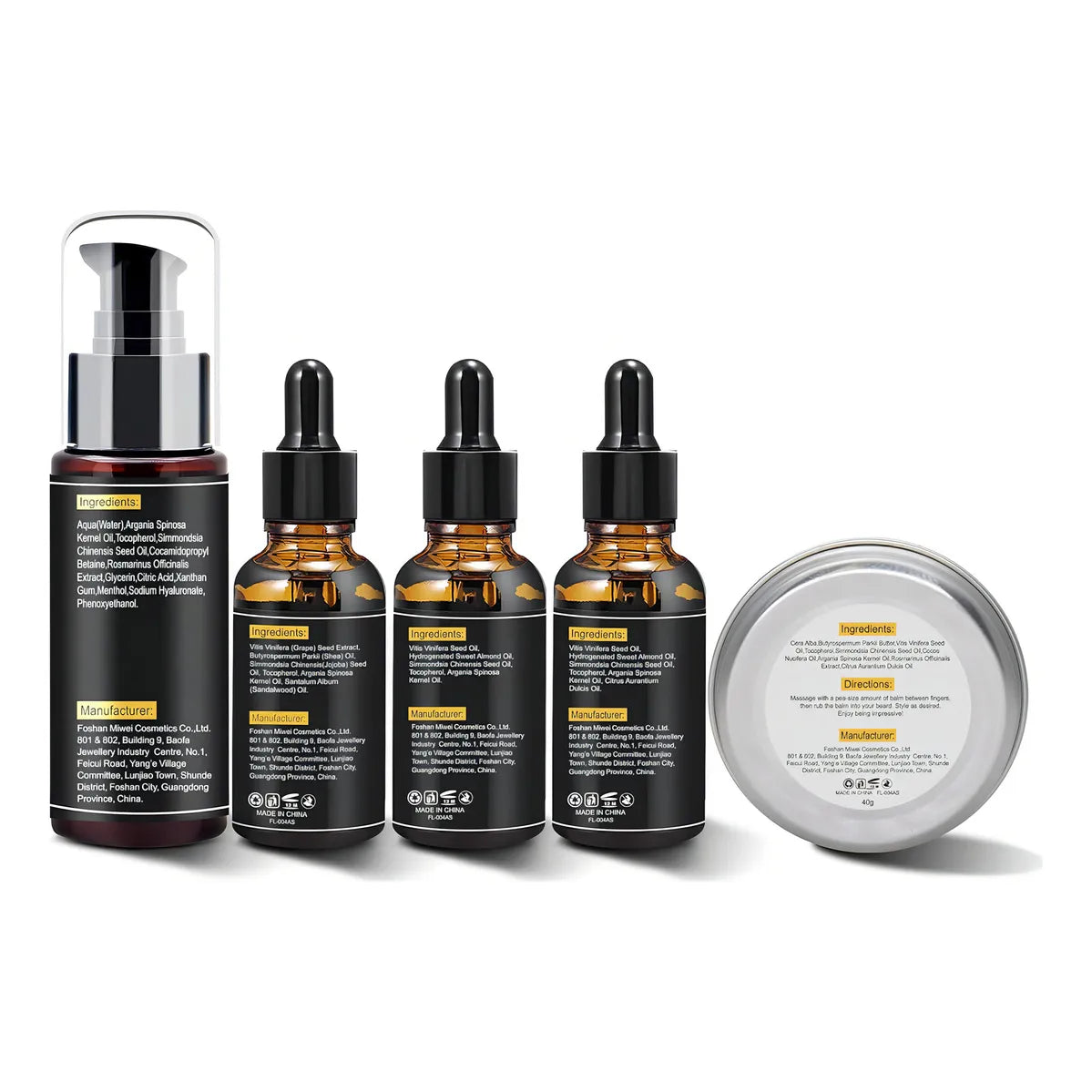 Kit De Barba Hombre Cuidado Intenso Con Lavado Hidratante Y Aroma Premium