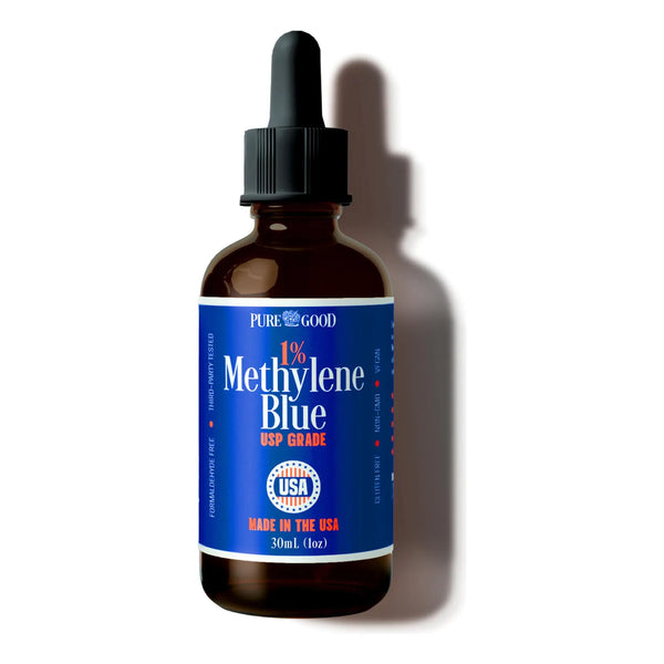 Azul De Metileno 1% Grado USP Botella Con Cuentagotas 30 Ml Puro Y Eficaz