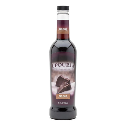 Sirope Sabor A Café Moca Upouria 2 Botellas 25.4 Fl Oz Con Bomba Dosificadora Vegano Sin Gluten