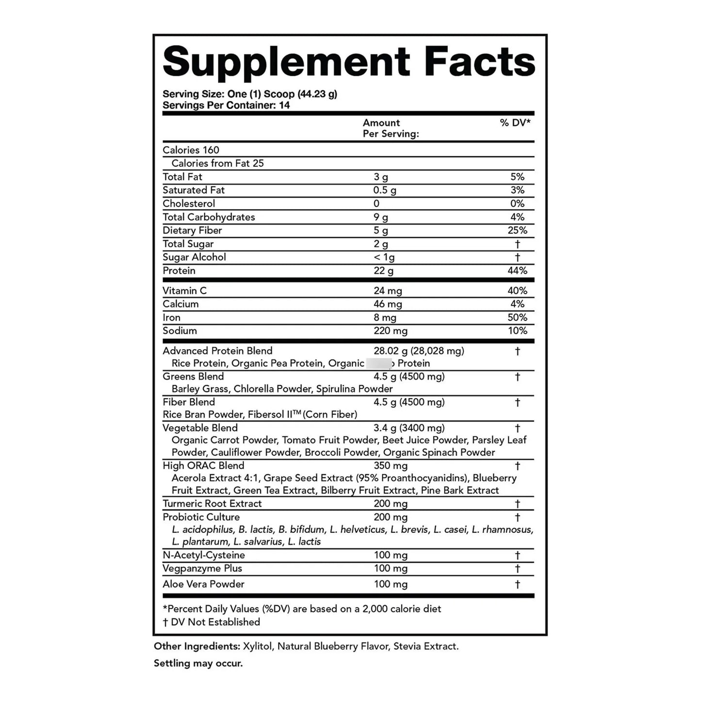 Ultimate Greens Protein 8 En 1 Proteína Vegetal Con Fibra Y Probióticos