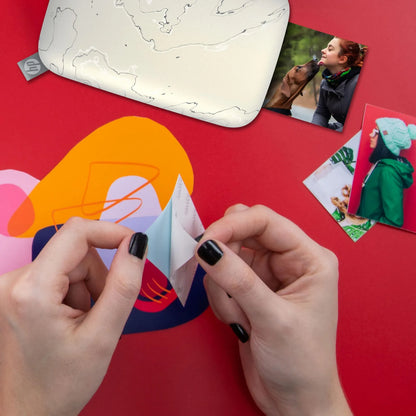 Papel Fotográfico Adhesivo Zink Premium HP Para Impresiones Sin Tinta