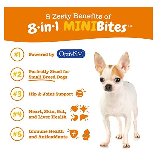 Zesty Paws Multivitamina 8 En 1 Perros Pequeños 90 Capsulas Salud Y Energía