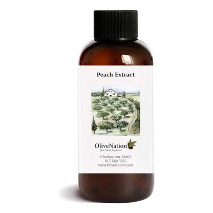 Extracto Natural De Melocoton Sin Azucar OliveNation 946 Ml Sabor Intenso Y Versatil