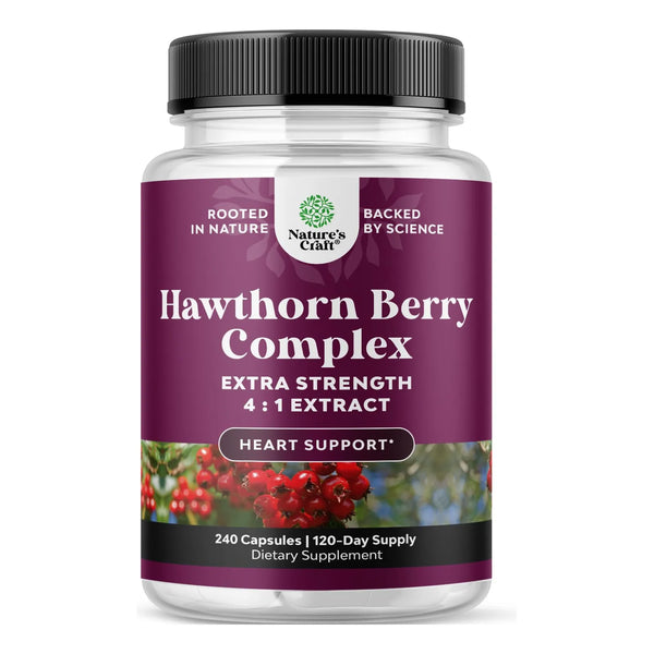 Capsulas Bayas Espino Alta Resistencia Antioxidante Puro Extracto 4 1 Corazon Sano