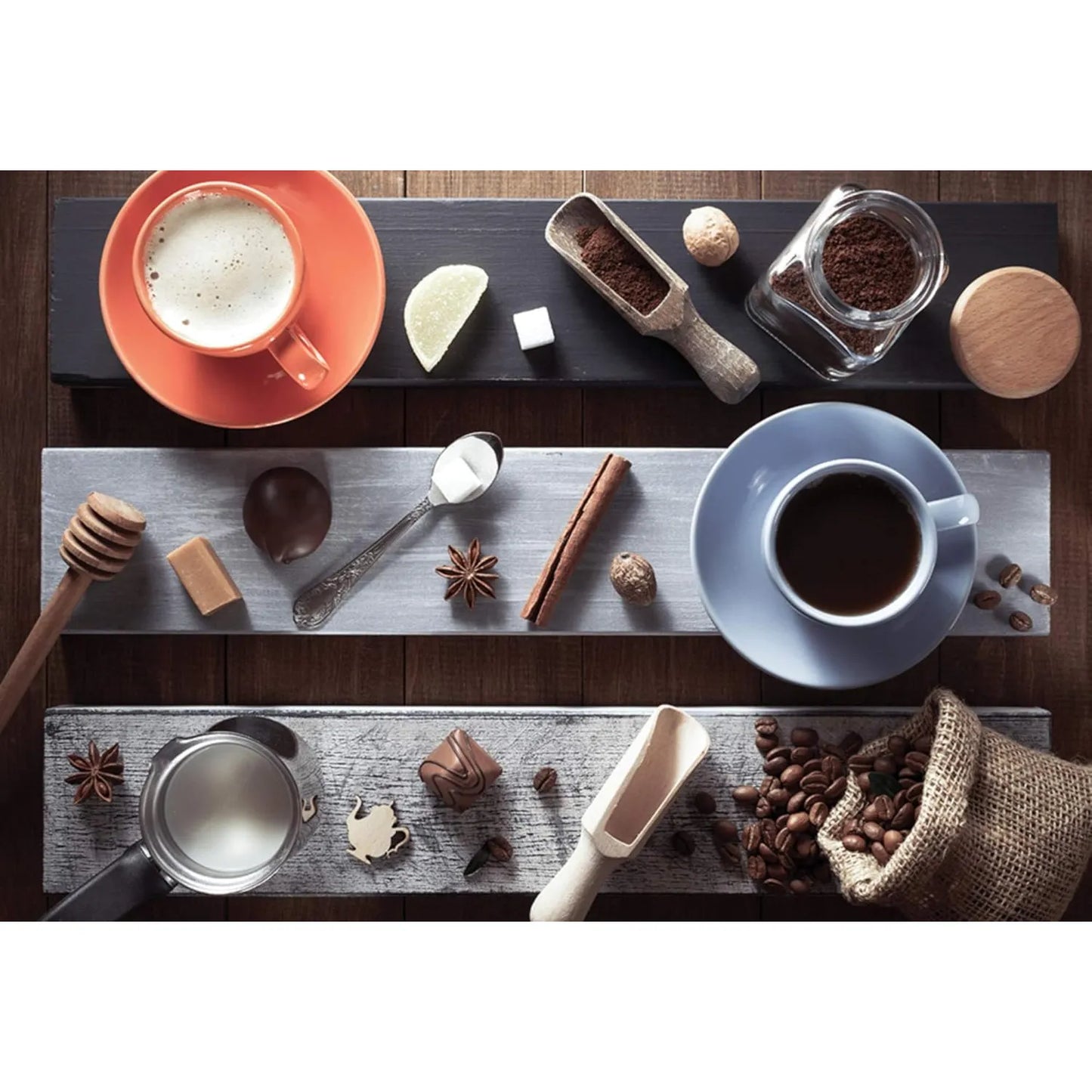 Sirope Sabor A Café Moca Upouria 2 Botellas 25.4 Fl Oz Con Bomba Dosificadora Vegano Sin Gluten