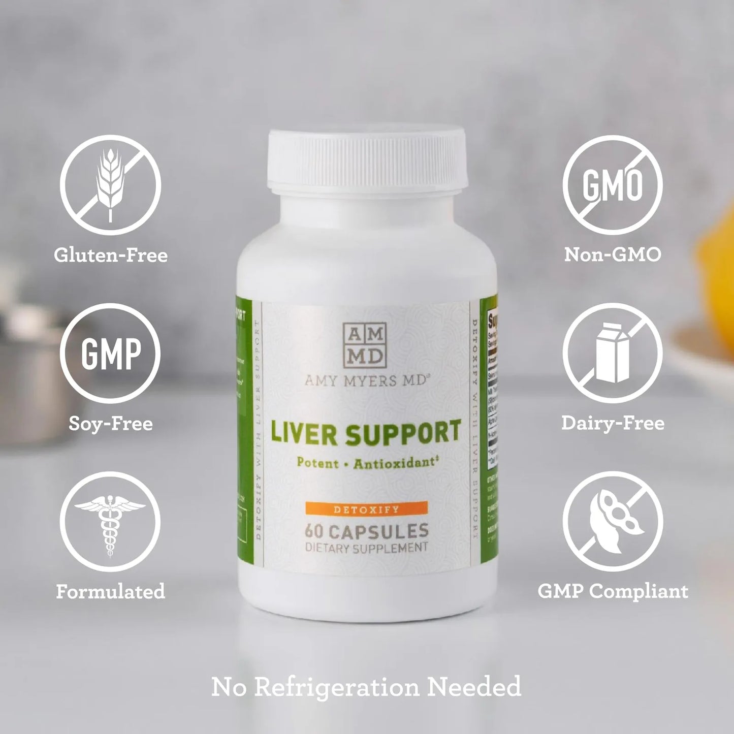 Apoyo Hepatico Dra Amy Myers 60 Capsulas Limpieza Y Funcion Hepatica