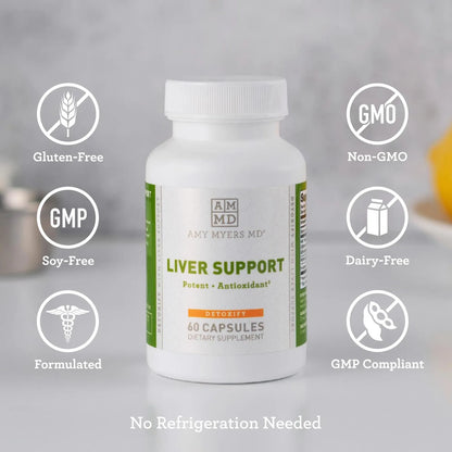 Apoyo Hepatico Dra Amy Myers 60 Capsulas Limpieza Y Funcion Hepatica